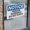 Signmission Private Office Do Not Enter OSHA Notice Sign, Vinyl Decal, 14in W x 10in L, 2PK OS-2PACK-NS-D-1014-L-17816 - alternate 2